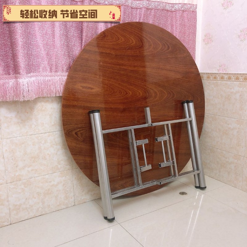 餐桌大圆桌人家用圆形桌面带转盘实木饭桌10人桌子15人台面面板