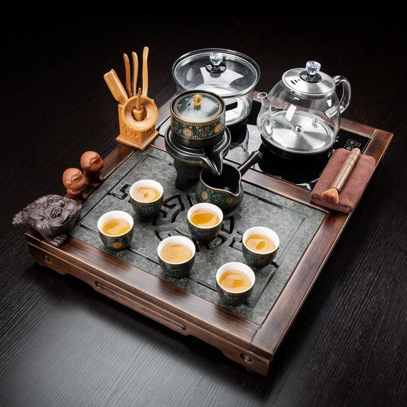 紫砂茶具装客厅小型煮茶一体底部上水全自动茶盘泡茶储水台