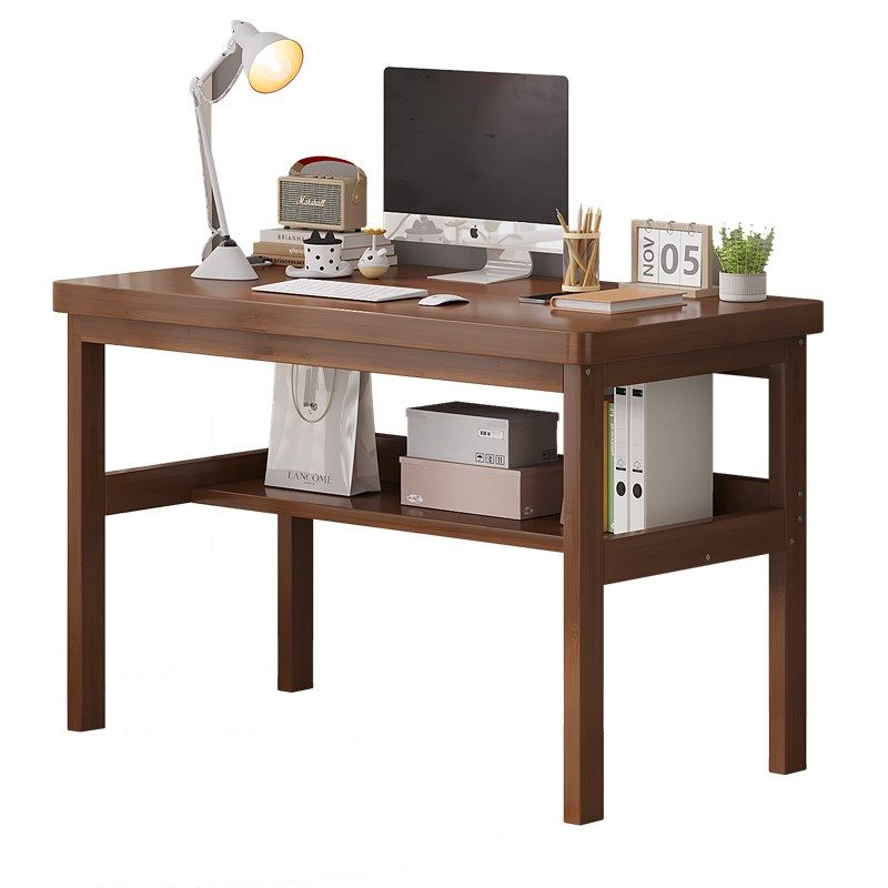 现代家用办公桌窄书桌电脑桌楠竹学习桌小户型床边桌写字桌子,住宅家具,床边桌,淘宝优惠券,粉丝福利购,淘宝优惠卷