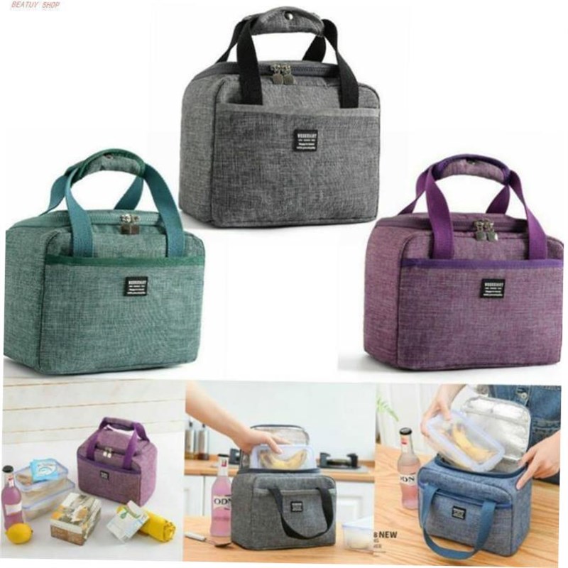 Portable Lunch Bag New Thermal Insulated LunPch Box Tote Coo