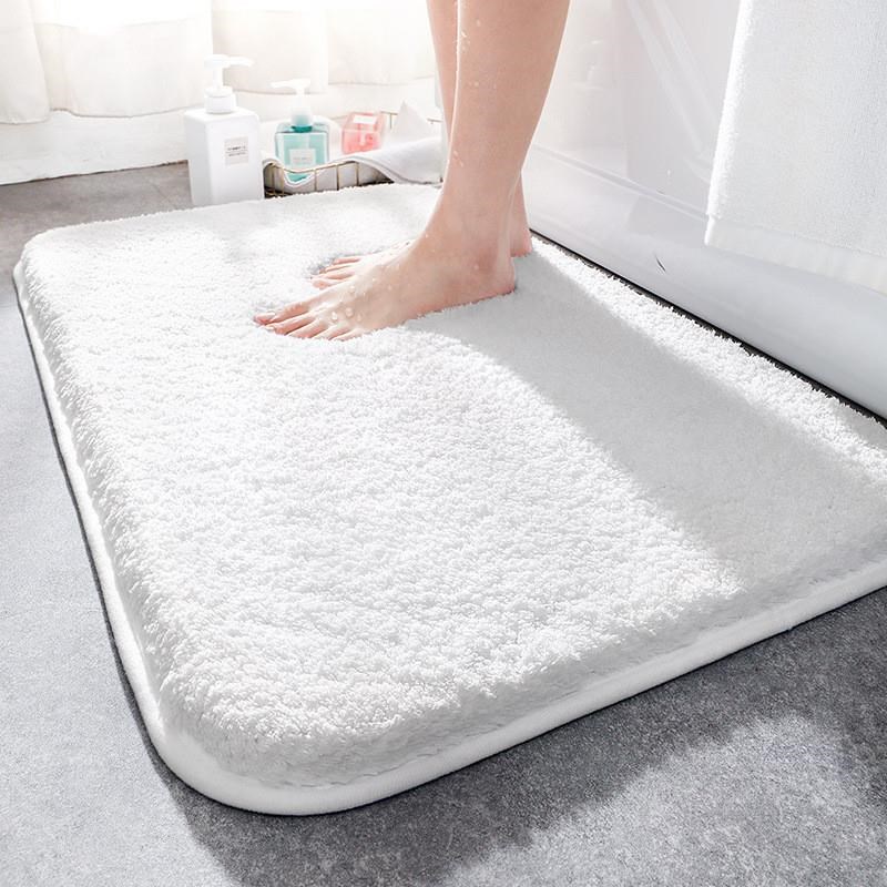 Bathrocom Super Thick Fluff Fiber Bath Mat Shower Room Rugs