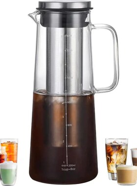 Leeseph eAirtight Cold Brew Iced Coffee Maker and Tea Infuse