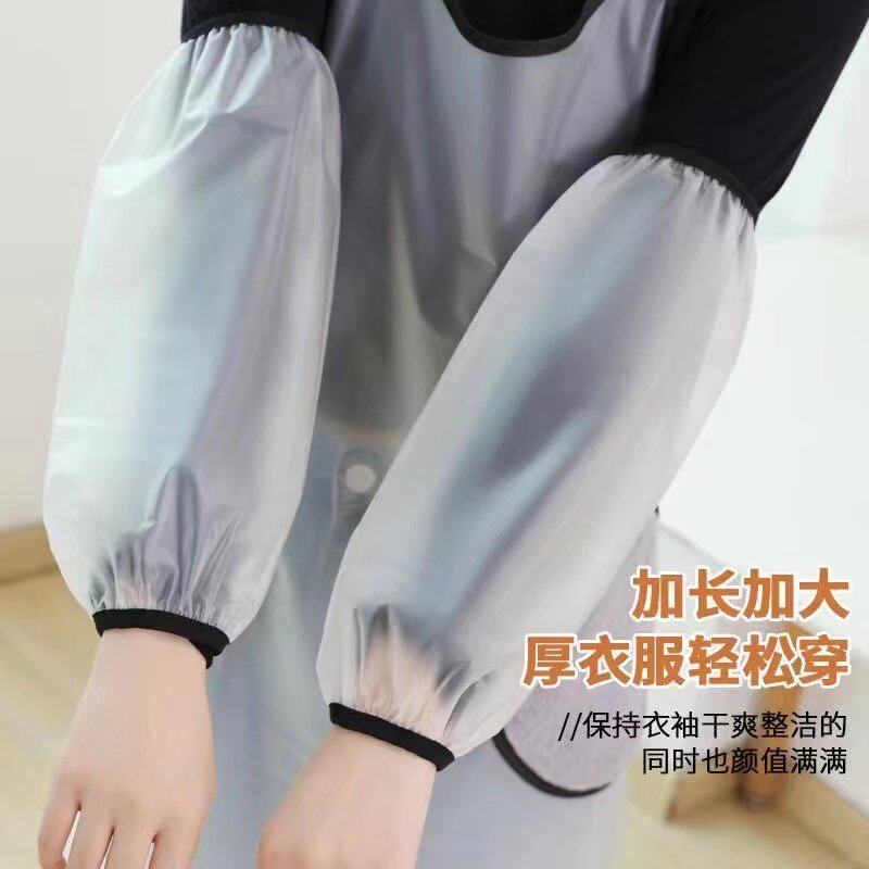 加肥加大软皮新款袖套厨房防水防油耐脏上班套袖工作男女耐磨护袖