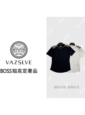 VAZSLVE/原创设计 显瘦气质时尚夏季百搭休闲短袖T恤【3623】