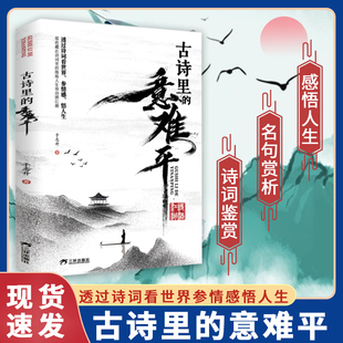 【正版现货】古诗里的意难平透过诗词看世界参情感悟人生中国古诗词鉴赏大全清雅诗词当白话遇见唐诗宋词经典名句赏析文学书籍