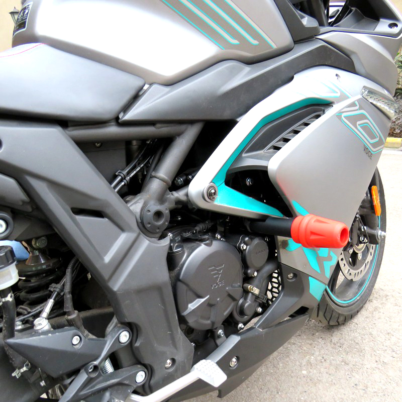 适用无极300RR摩托车改装保险杠一字杠竞技杠LX300GS-B防摔杠挡泥