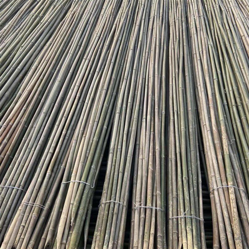 小竹子蔬菜爬藤竹杆架豆角黄瓜番茄农用架彩旗杆细竹竿栅栏架杆农