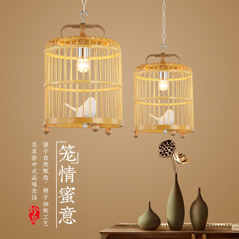 鸟笼吊灯 创意个性店铺茶室过道凉亭 新单头竹编艺术灯具,家装灯饰光源,酒店/宴会厅/餐饮吊灯,淘宝优惠券,粉丝福利购,淘宝优惠卷