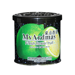 爱特丽汽车香膏车载固体车用香薰室内柠檬水蜜桃香膏除异味新剂