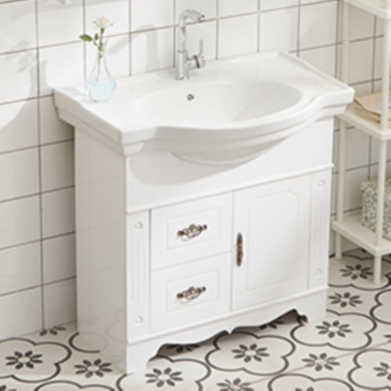 浴室柜镜柜小户型卫生间厕所洗漱台洗手盆洗脸池卫浴柜落地式