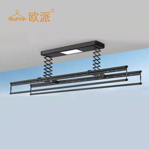 电动升降晾衣架智能遥控自动家用伸缩多功能阳台风干消毒晒衣机杆