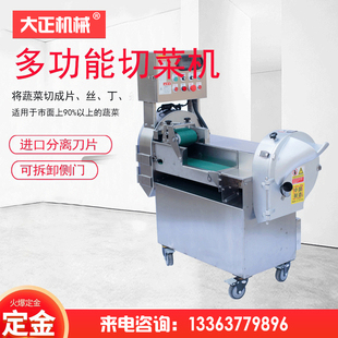 大正切菜机商用食堂用土豆萝卜切丁切片切丝机切韭菜切香菇