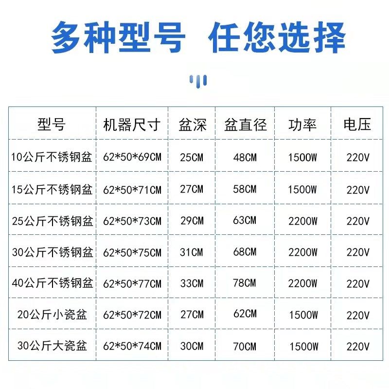 商用和面机公斤大型多功能拌面机全自动多功能一体揉面搅拌机器