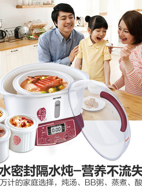 onze天际 GDE 隔水电炖锅陶瓷燕窝炖盅一锅四胆煲汤全自动