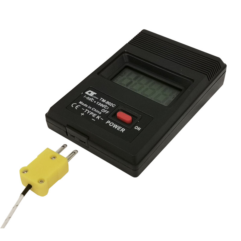 温度表测温仪TM902C手持接触式工业液体食品物体金属表面测温表