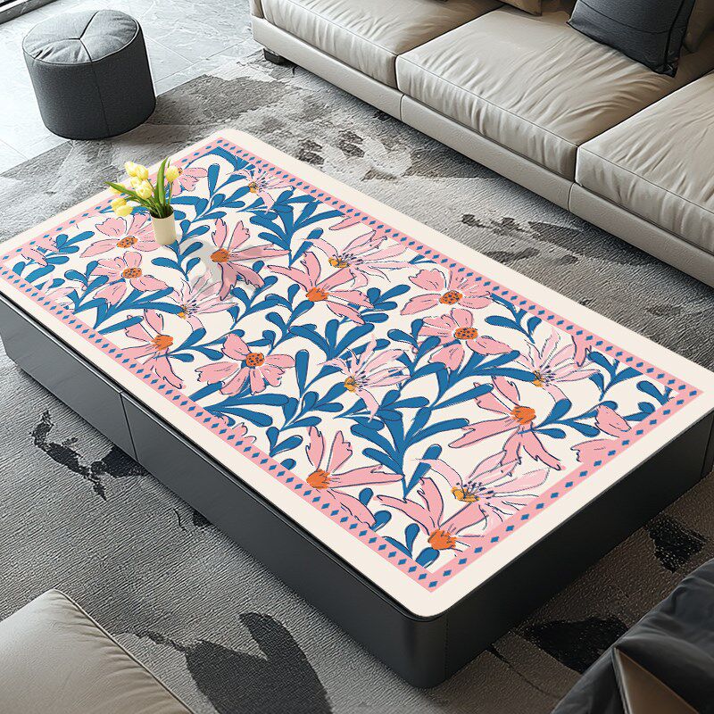 茶几垫防水防油防烫免洗皮革in风定制餐桌垫桌面保护垫C桌布