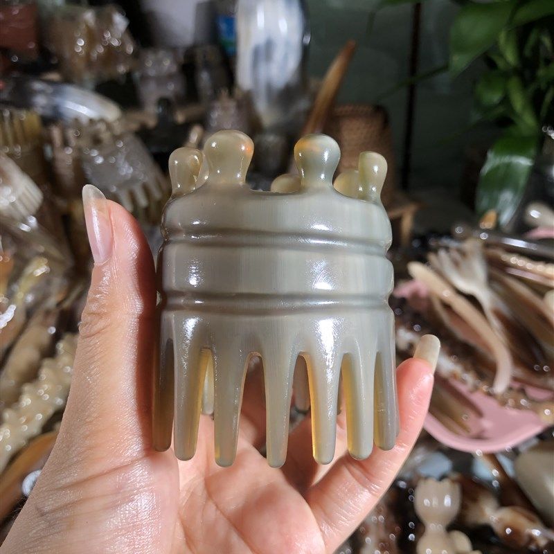 中齿牛角洗头按摩梳子粗宽齿个人护理洁头皮洗漱头疗梳高,家庭/个人清洁工具,梳子/化妆梳/按摩梳,淘宝优惠券,粉丝福利购,淘宝优惠卷
