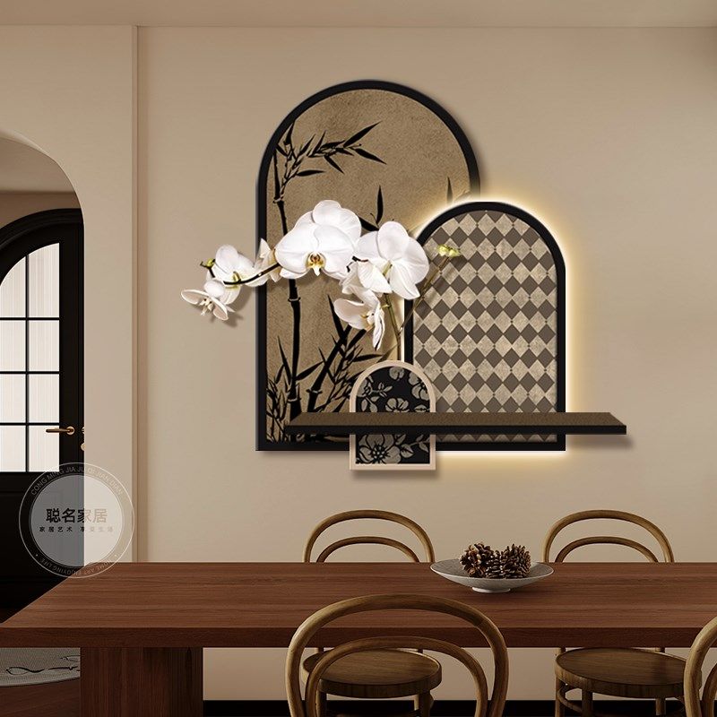 中古风客厅装饰画高级感沙发电视背景墙挂画法式复古餐桌壁画,家居饰品,现代装饰画,淘宝优惠券,粉丝福利购,淘宝优惠卷