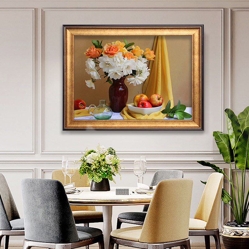 欧式复古相框摆台怀旧5  7寸画框外框镜框装裱定制尺寸框