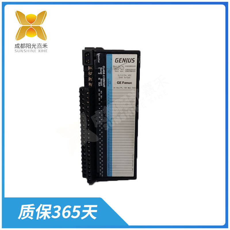 IC660TBR101   I/O模块的终端组件   具有常开继电器