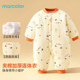 马卡乐新生儿连体衣宝宝棉服冬季 夹棉哈衣保暖a类抱屁衣纯棉衣服