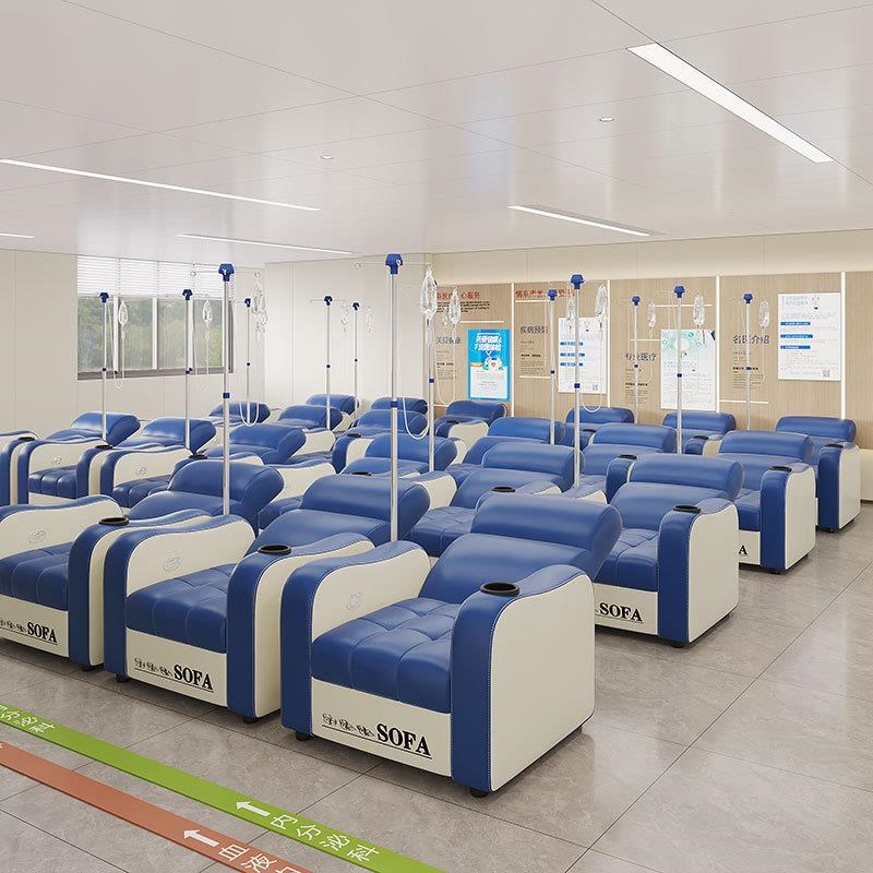 输液椅诊所用点滴椅医院候诊椅输液沙发单人可躺卫生室吊工厂