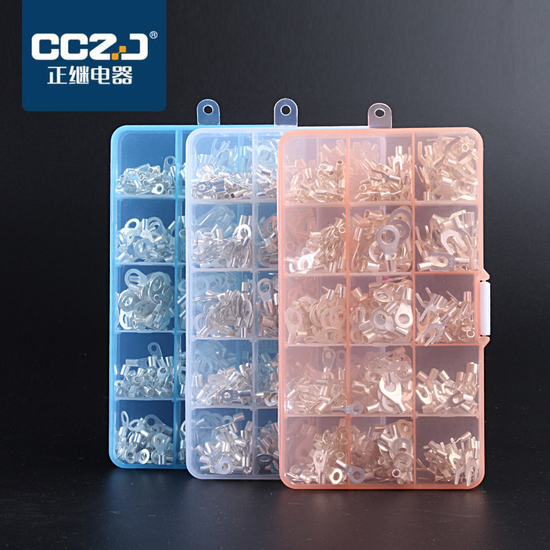 冷压裸端子UT接线端子OT圆形叉型铜鼻子压线耳口鼻压线钳线鼻子