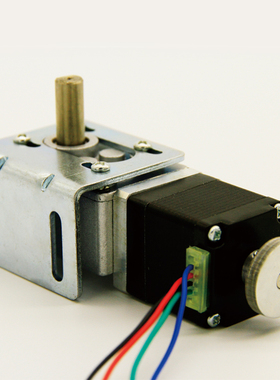 Nology诺立电器 2-28蜗杆减速步进电机 1mm 自锁 直角