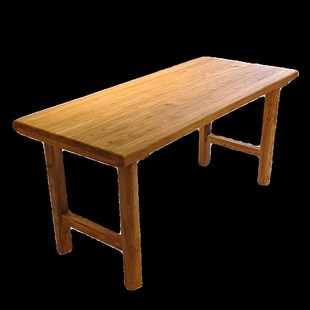 老榆木长条桌实木餐桌茶台复古茶桌长方形书桌木头桌子民宿