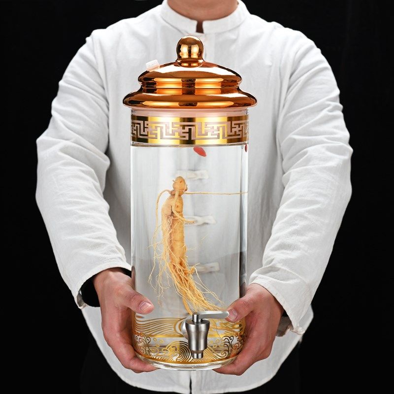 泡人参酒酒瓶加厚泡酒玻璃瓶大口空瓶家用密封无铅酒坛,厨房/烹饪用具,密封罐,淘宝优惠券,粉丝福利购,淘宝优惠卷