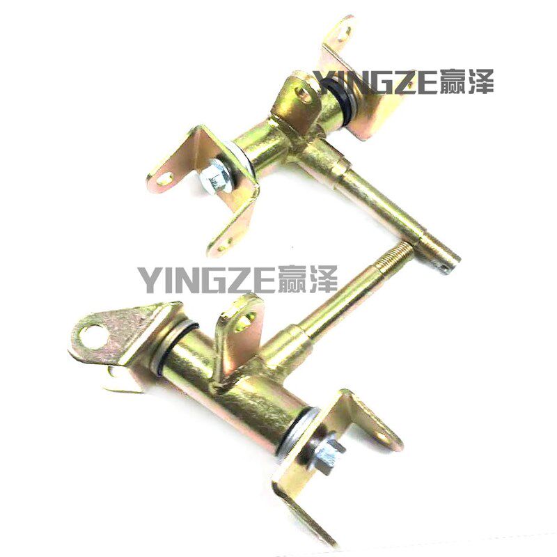 自制卡丁车 四轮沙滩车前羊角轴 转向节 鼓刹碟刹转向羊角轴