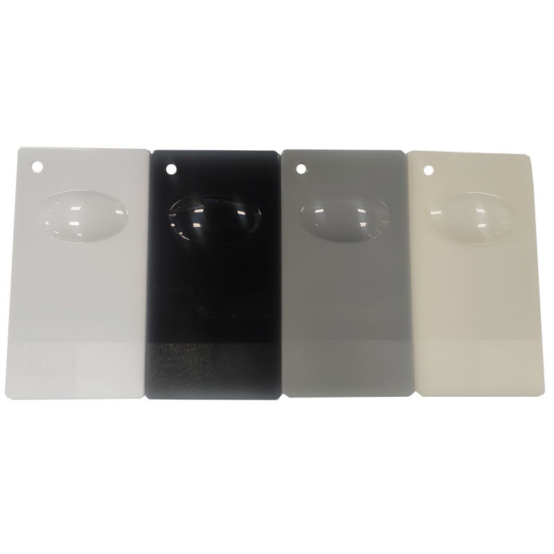 标准B调漆板色板测试版素材油漆油墨电镀基材黑白米白灰色板