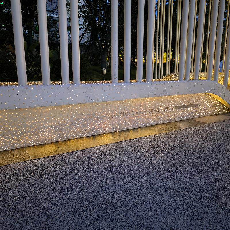 透光平板雕花镂空门头外墙吊顶造型幕墙餐厅酒吧装饰加工定制