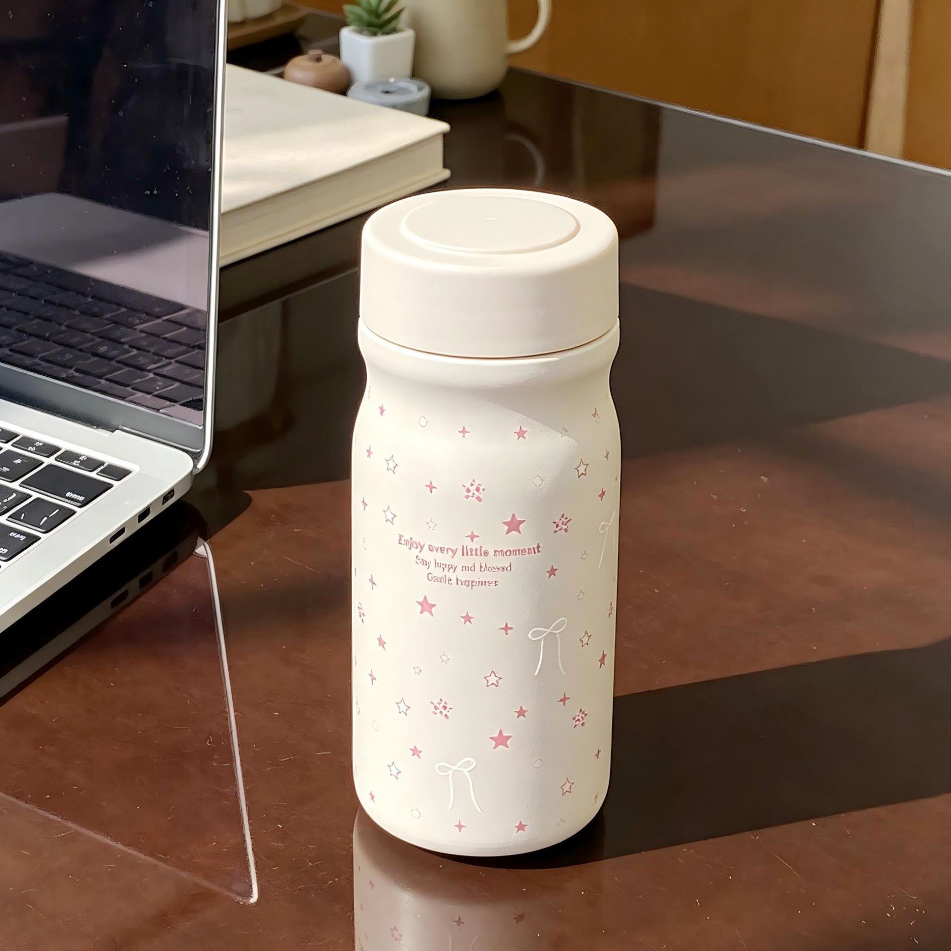 卡通保温杯可爱女生高颜值牛奶随身杯小巧便携少女心杯子学生水杯