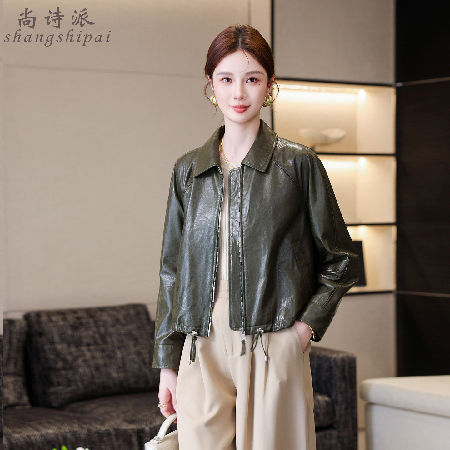 真皮皮衣女2026春秋新款