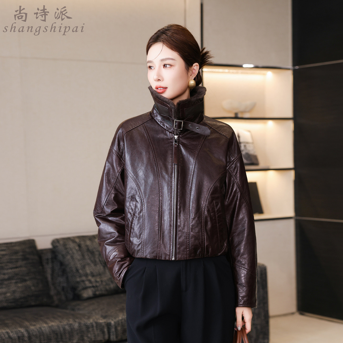 真皮羽绒外套女头层绵羊皮鹅绒服短款羊皮毛一体2025冬季新款皮草