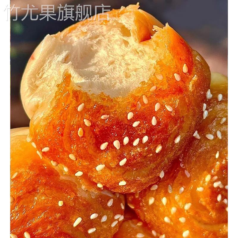 蜂蜜脆皮小面包老式夹心红豆沙手撕面包整箱早餐懒人即食零食糕点