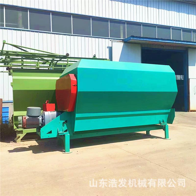 羊场麦草粉碎搅拌机tmr带称重全日粮制备机养殖场青储饲料混合机