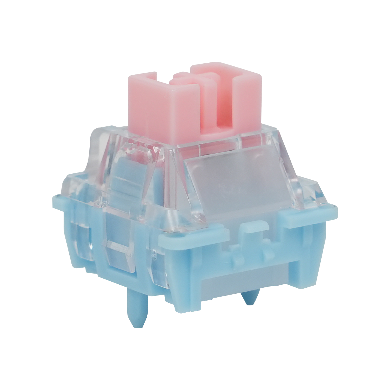 和沐HM沐风轴磁轴轴体粉蓝