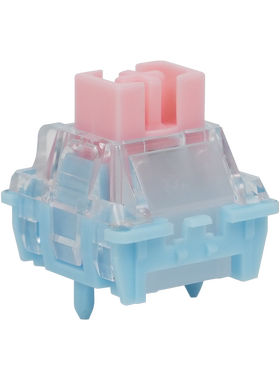 和沐HM 沐风轴 磁轴轴体 粉蓝