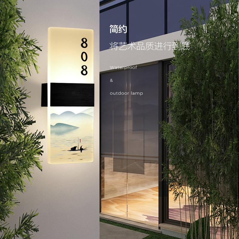 定制酒店公寓宾馆门牌号码led发光带灯美容院KTV创意房间包厢订做