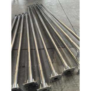 不锈钢路灯杆户外LED投光灯杆1米2米变电站专用照明灯杆防锈支架