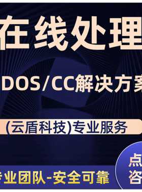 DDos攻击服务防御、网站游戏服务器、防御ddos攻击测压漏洞扫描