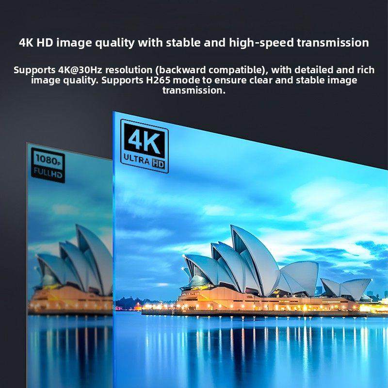 HDMI光终端4K高清无压缩音视频带USB鼠标Kvm到光纤传输扩展收发器