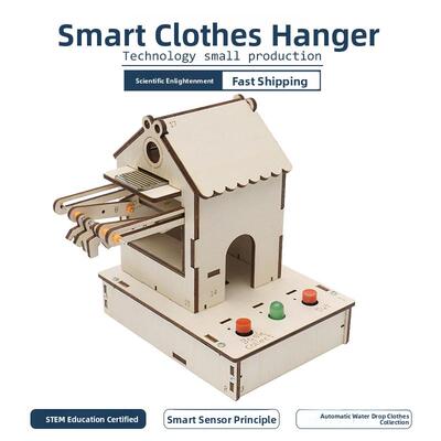 创客智能晾衣架雨滴传感器DIY套件儿童手工技术生产蒸汽科学实验
