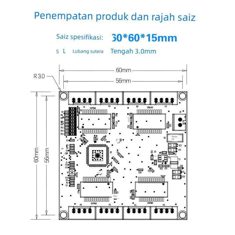 工业八口百兆交换机模块微型8路网络传输嵌入式背插板载主板定制