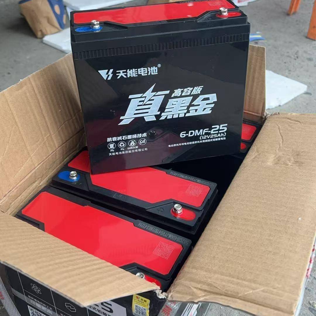 超威黑金电动三轮车电池48V20AH电瓶60V72V25AH12V照明6-DZM-20