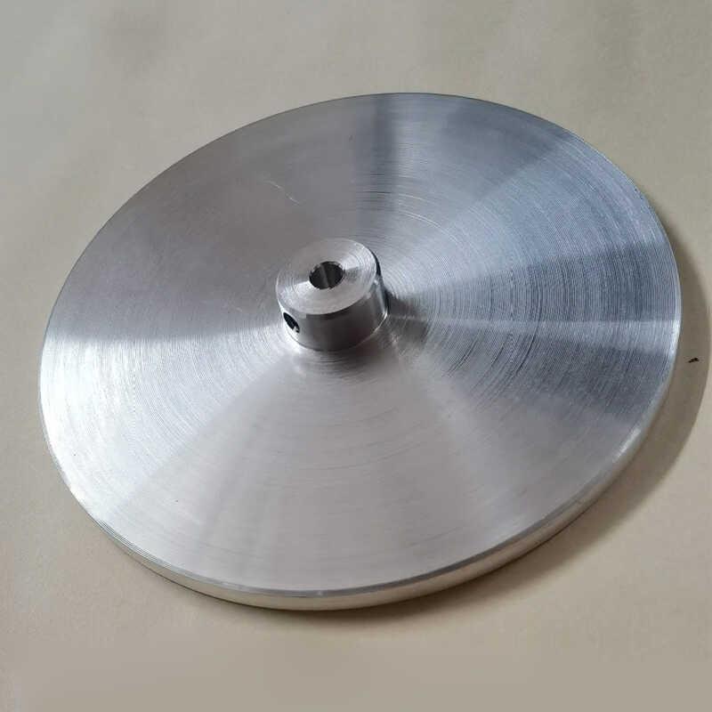 铝制品定制加工抛光盘打磨盘托盘底托马达飞轮轮盘配件车床加工件