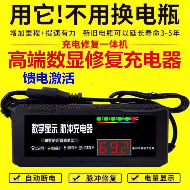 激活饿死电池修覆器电动车充电器48V60v72v脉冲维护电瓶铅酸电池2