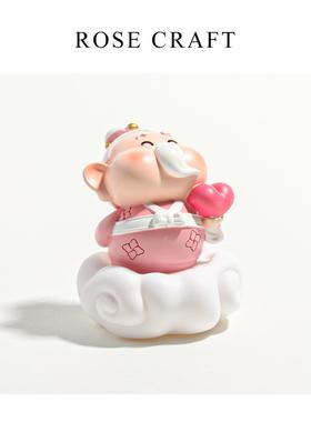 【桃旺福旺】月老治愈系小摆件祝福桌面装饰品生日礼物办公室好物